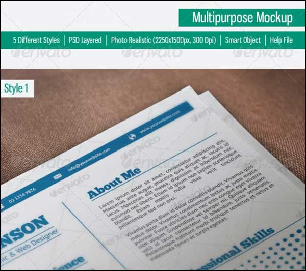 Simple Multipurpose Mock-Up PSD