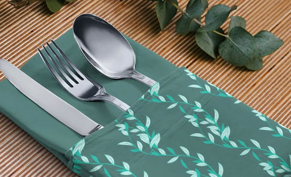 Simple Napkin Mockups Set