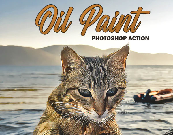 Simple Oil Paint Pro Photoshop Action