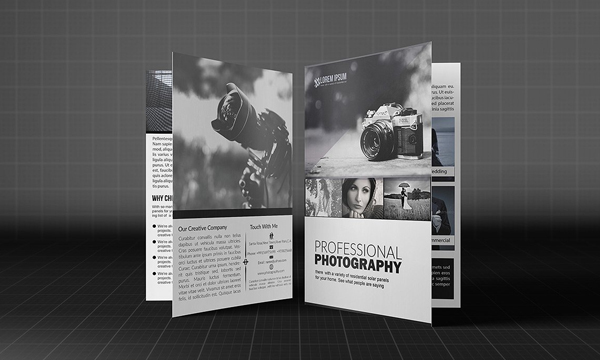 Simple Photography Bifold Brochure