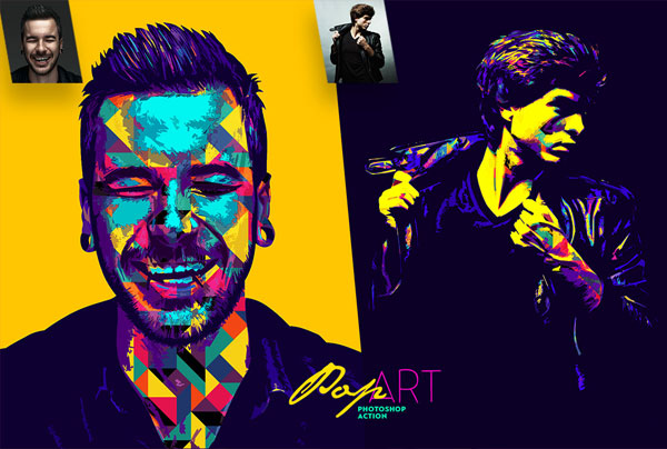 Simple Pop Art Project Photoshop Action