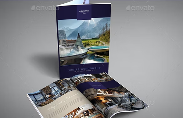 Simple Resort Brochure Template