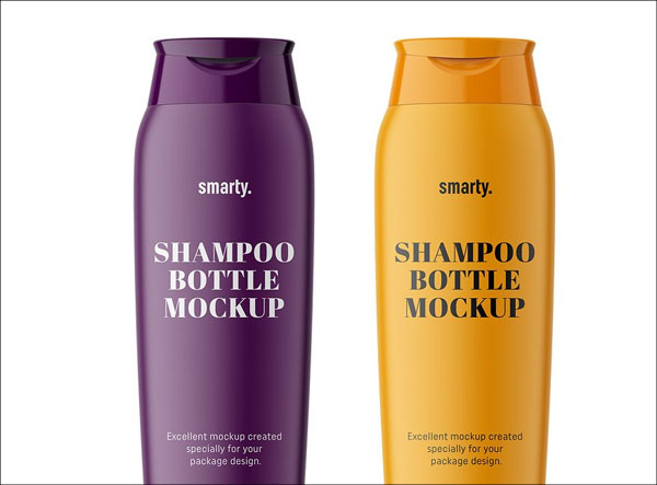 Simple Shampoo Bottle Mockup
