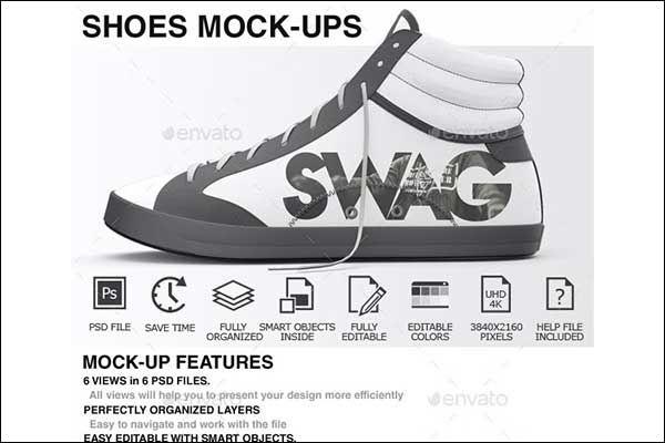 Simple Shoes Mockup