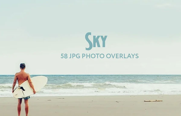 Simple Sky Photoshop Overlays