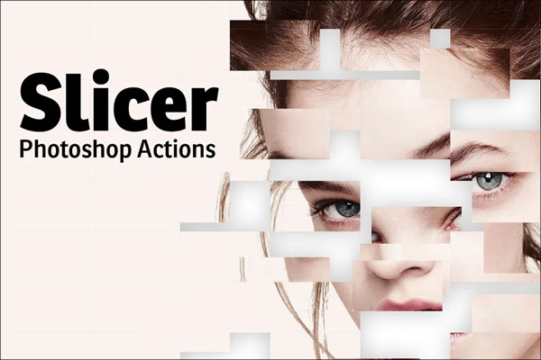 Simple Slicer Photoshop Actions