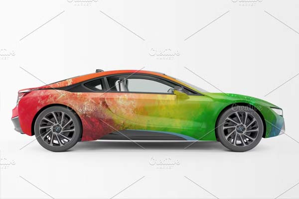 Simple Sports Car Mockups Download