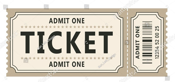 Simple Ticket Template Download