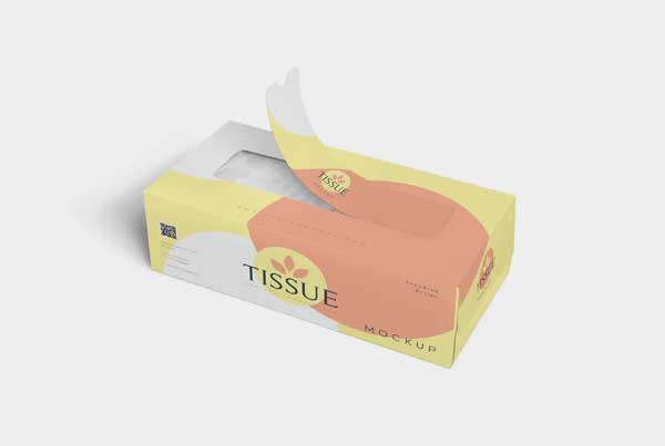 Simple Tissue Box Mockups