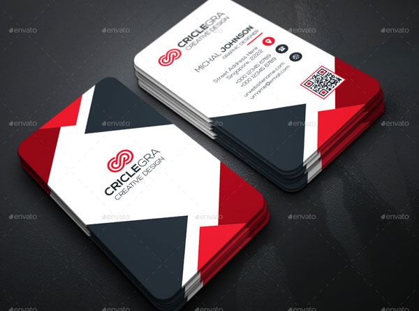 Simple Triangle Business Card