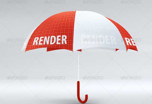 Simple Umbrella Mock-Up