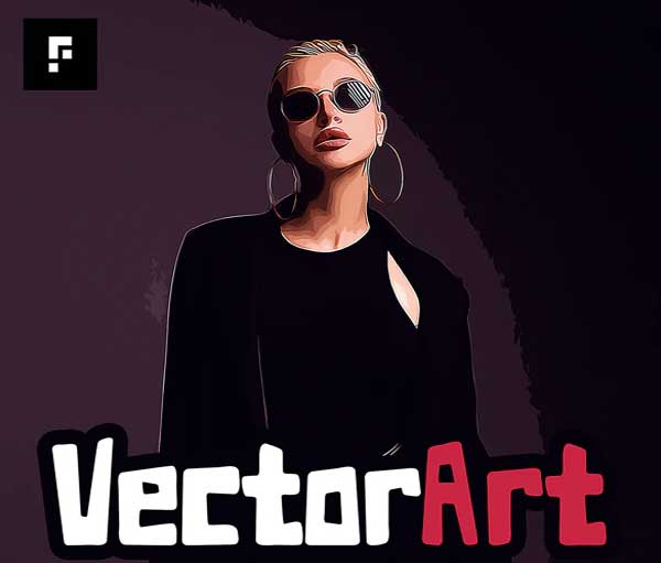 Simple Vector Art Photoshop Action