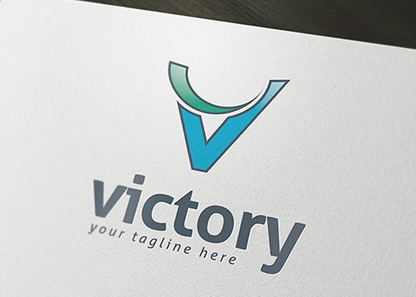 Simple Victory Logo Template