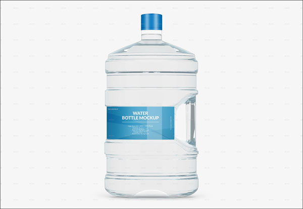 Simple Water Bottle Mockups