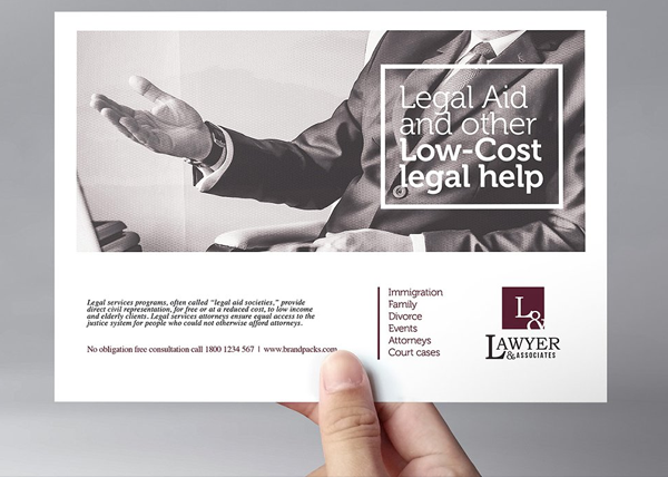 Simple Law Firm Flyer Template