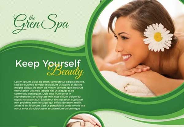 Simple Spa Flyer Template
