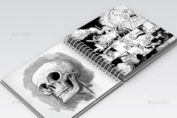 Sketch Book Mockup