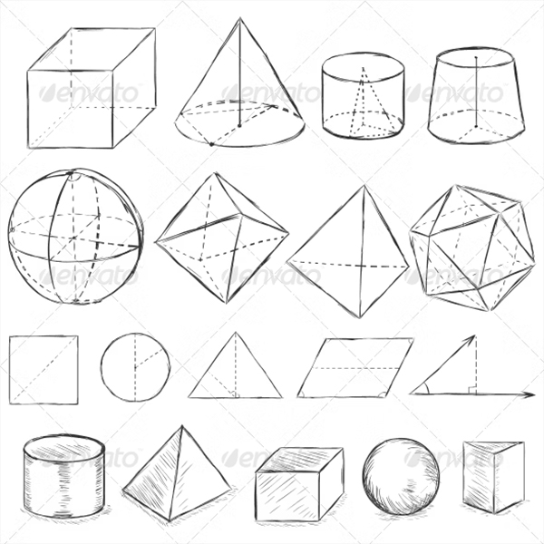 Sketch Geometric Shapes