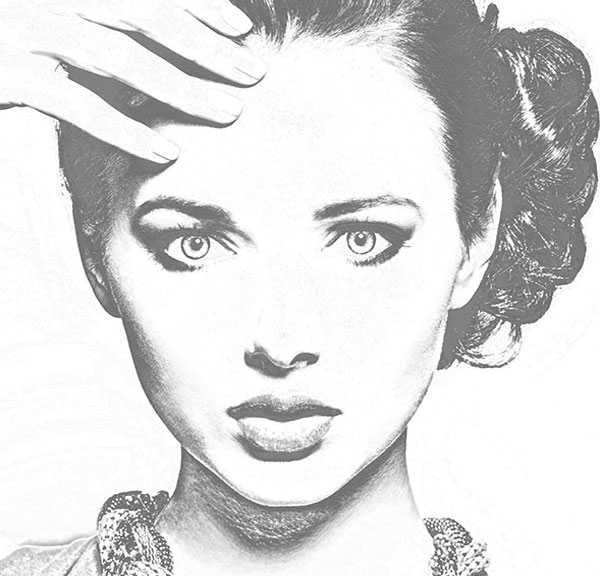 Sketch Portrait Photoshop Actions