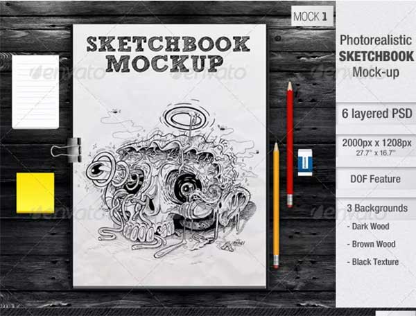 Sketchbook Mockups