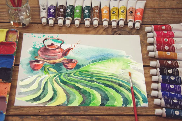 Sketchbook Paint Scene