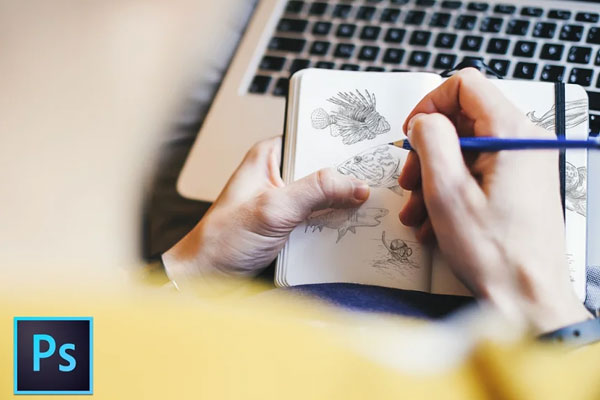 Sketchbook Photo Mockup