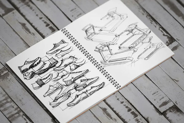 Sketchbook or Notebook Mockup