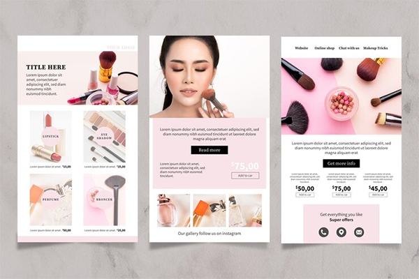 Skin Care Brochure Free Template