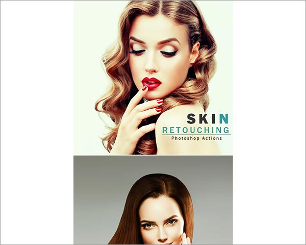 Skin Retouching Photoshop Actions Design