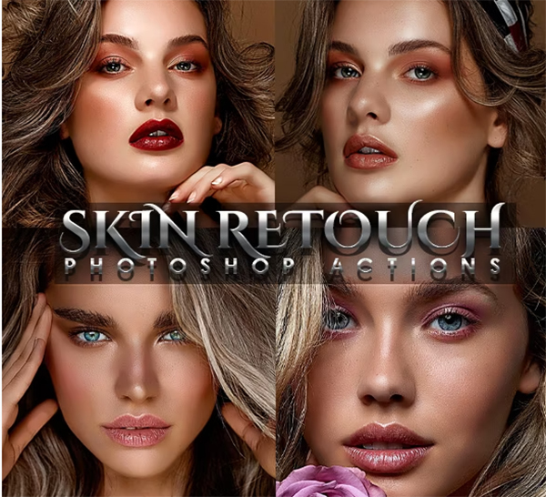 Skin Retouching Portrait Photoshop Action