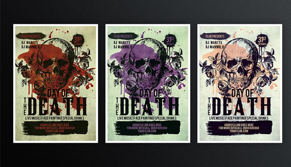 Skull Tattoo Flyer