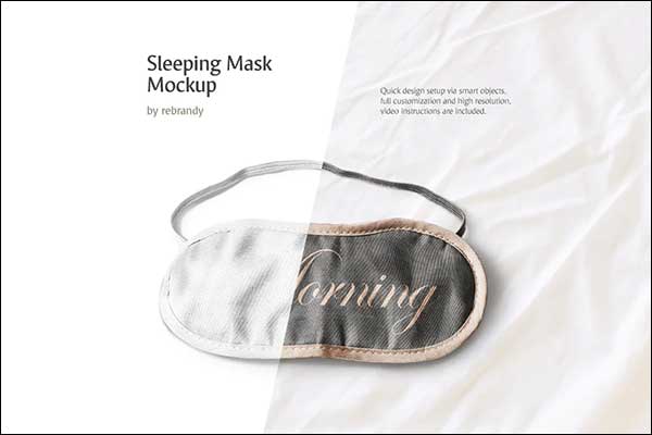 Sleeping Mask Mockup