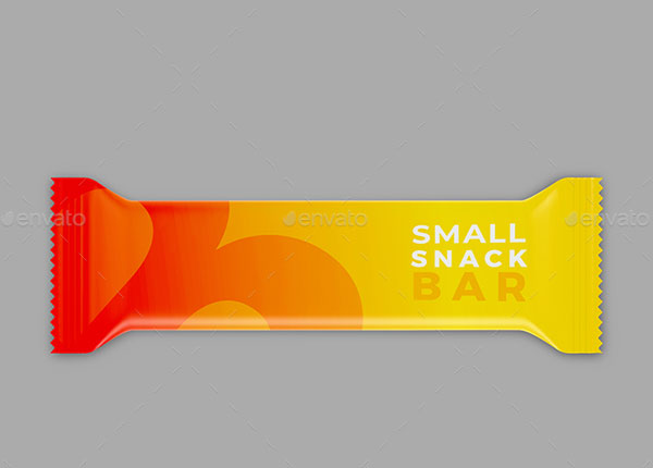 Small Snack Bar Packaging Mockup