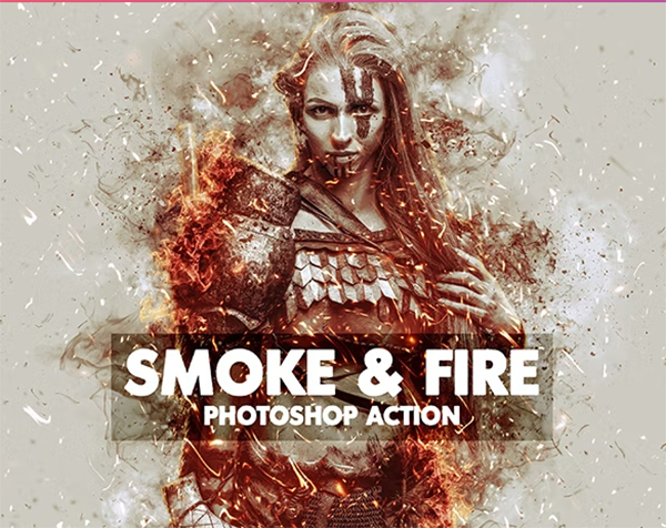 Smoke & Fire Photoshop Action