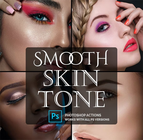 Smooth Skin Tone Photoshop Action