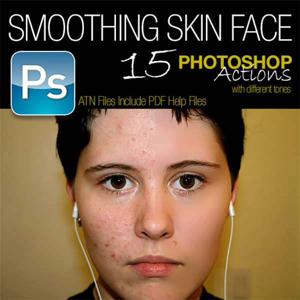 Smoothing Face Skin Photoshop Action