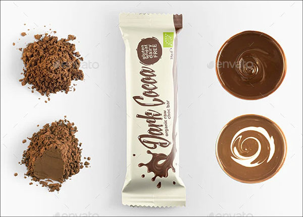 Snack Bar Packaging Mockup