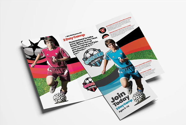 Soccer Camp Trifold Brochure