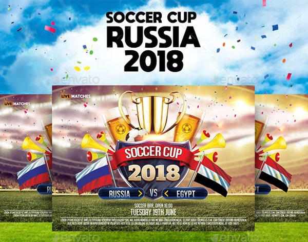 Soccer Cup Flyer Template