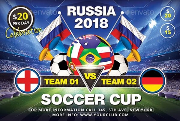 Soccer Cup Flyer Templates
