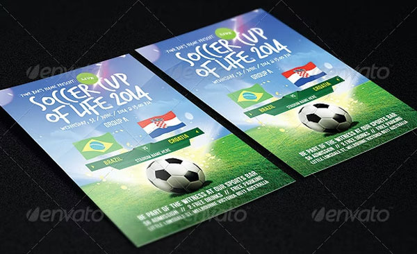 Soccer Cup Football Event Promo Flyer