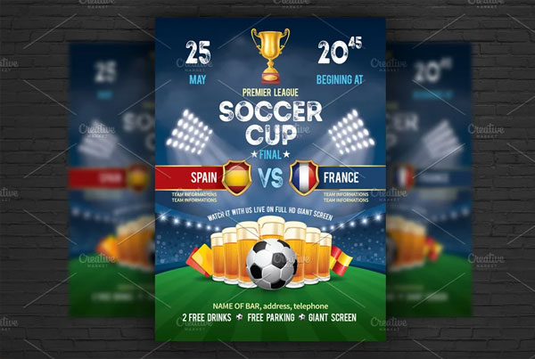 Soccer Event Poster / Flyer Template