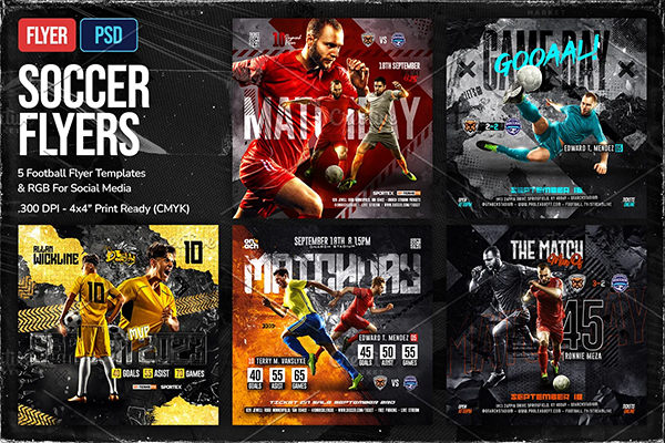 Soccer Flyer Templates
