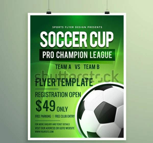 Soccer League Sports Event Flyer