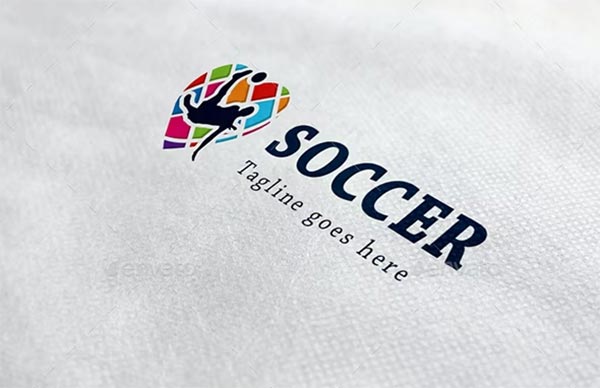 Soccer PSD Logo Template