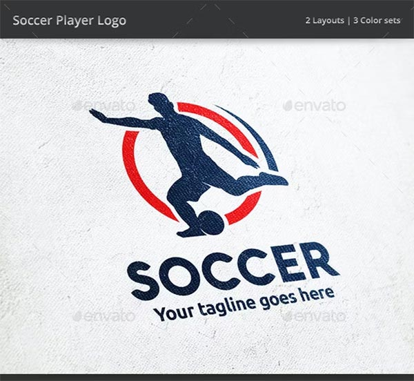 Soccer Player Logo