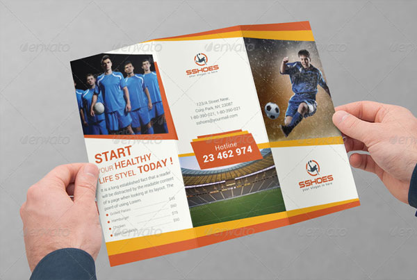 Soccer Sports Business TriFold Brochure