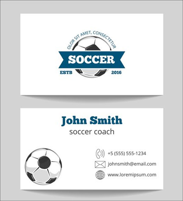 Soccer Sports Card