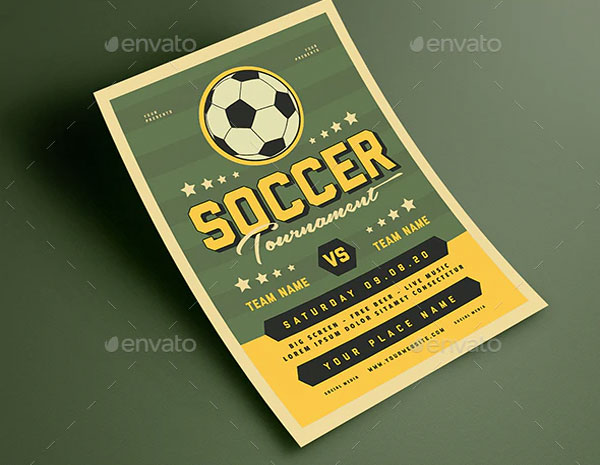 Soccer Tournament Event Flyer Design