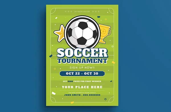 Soccer Tournament Event Flyer Template